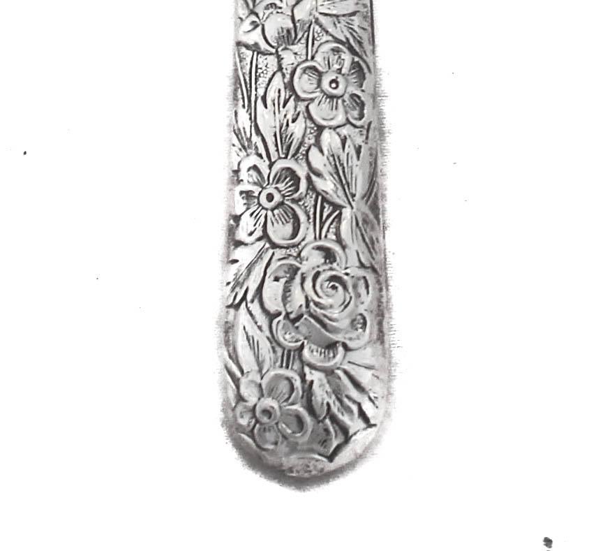 Mid-20th Century Rose Sterling Carving Set