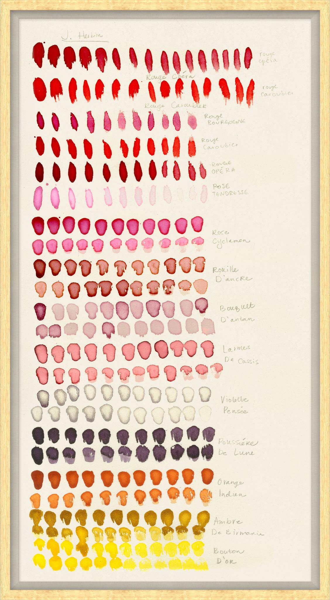 Rose Swatch Art By Susan Hable