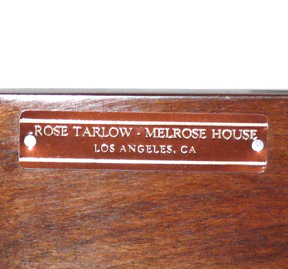 Clean lined large scale console table, designed by Rose Tarlow for The Rose Tarlow Melrose House Collection, American, circa 2000s. It measures an impressive 96