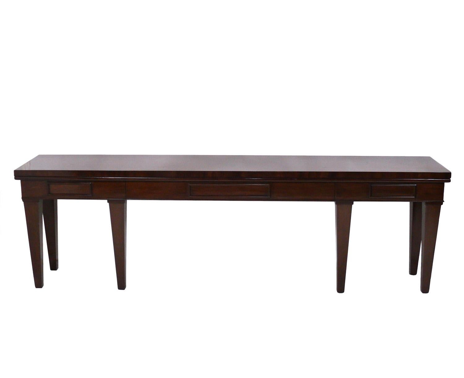 Neoclassical Revival Rose Tarlow Large Scale Console Table or Bar