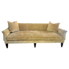 Rose Tarlow Melrose House 8 Foot Othello Sofa in Velvet