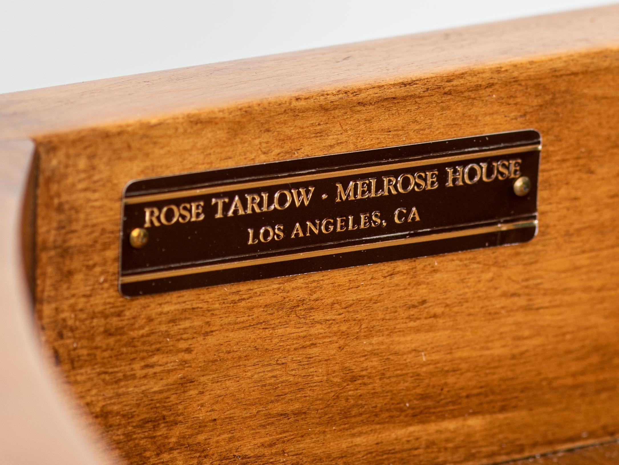 20th Century Rose Tarlow Melrose House Biedermeier Style Walnut Center Table