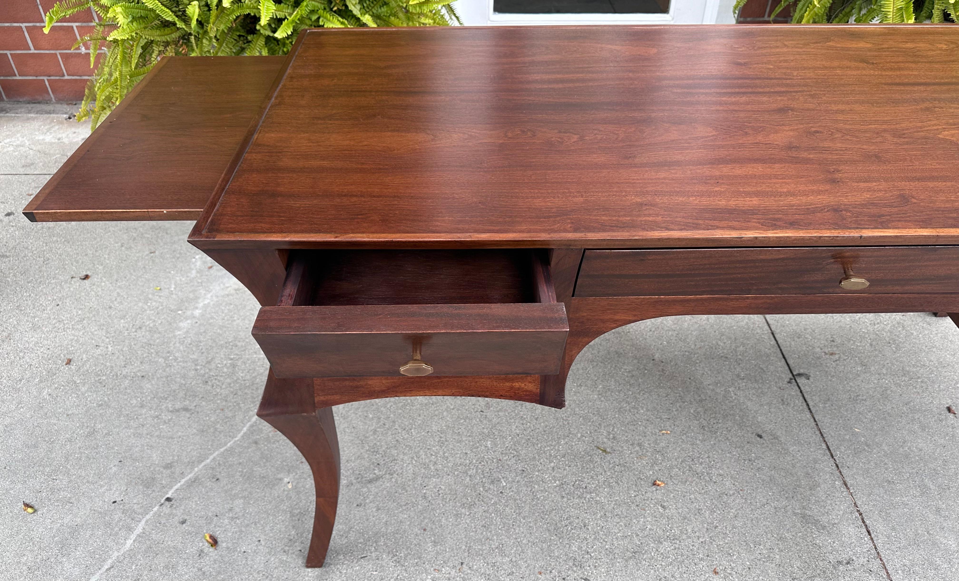 Mahogany Rose Tarlow Melrose House Cyrano Writing Table Desk