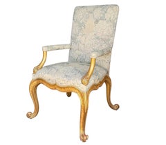 Rose Tarlow Melrose House Giltwood Kent Armchair 1 of 14