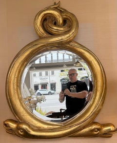 Rose Tarlow Melrose House Giltwood Serpent Mirror