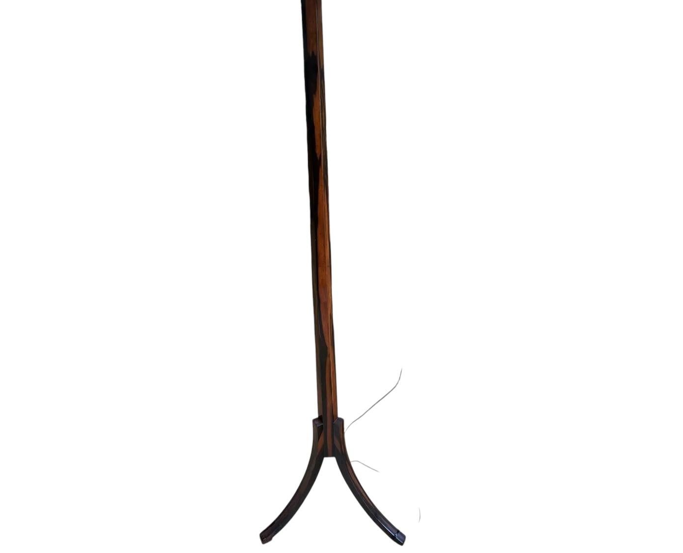 American Rose Tarlow Melrose House Macassar Ebony Floor Lamp