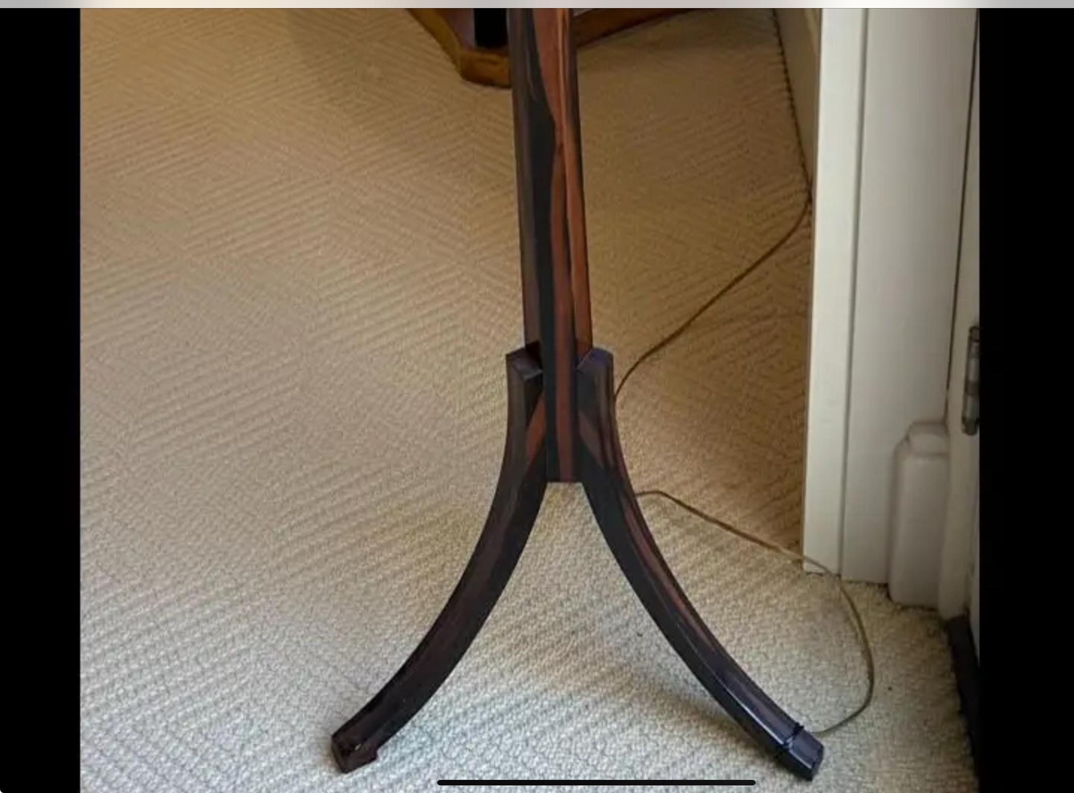 Rose Tarlow Melrose House Macassar Ebony Floor Lamp In Good Condition In LOS ANGELES, CA