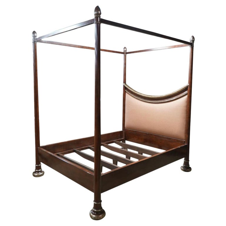 Rose Tarlow Melrose House Prince Charles 4 Poster Queen Bed For Sale at