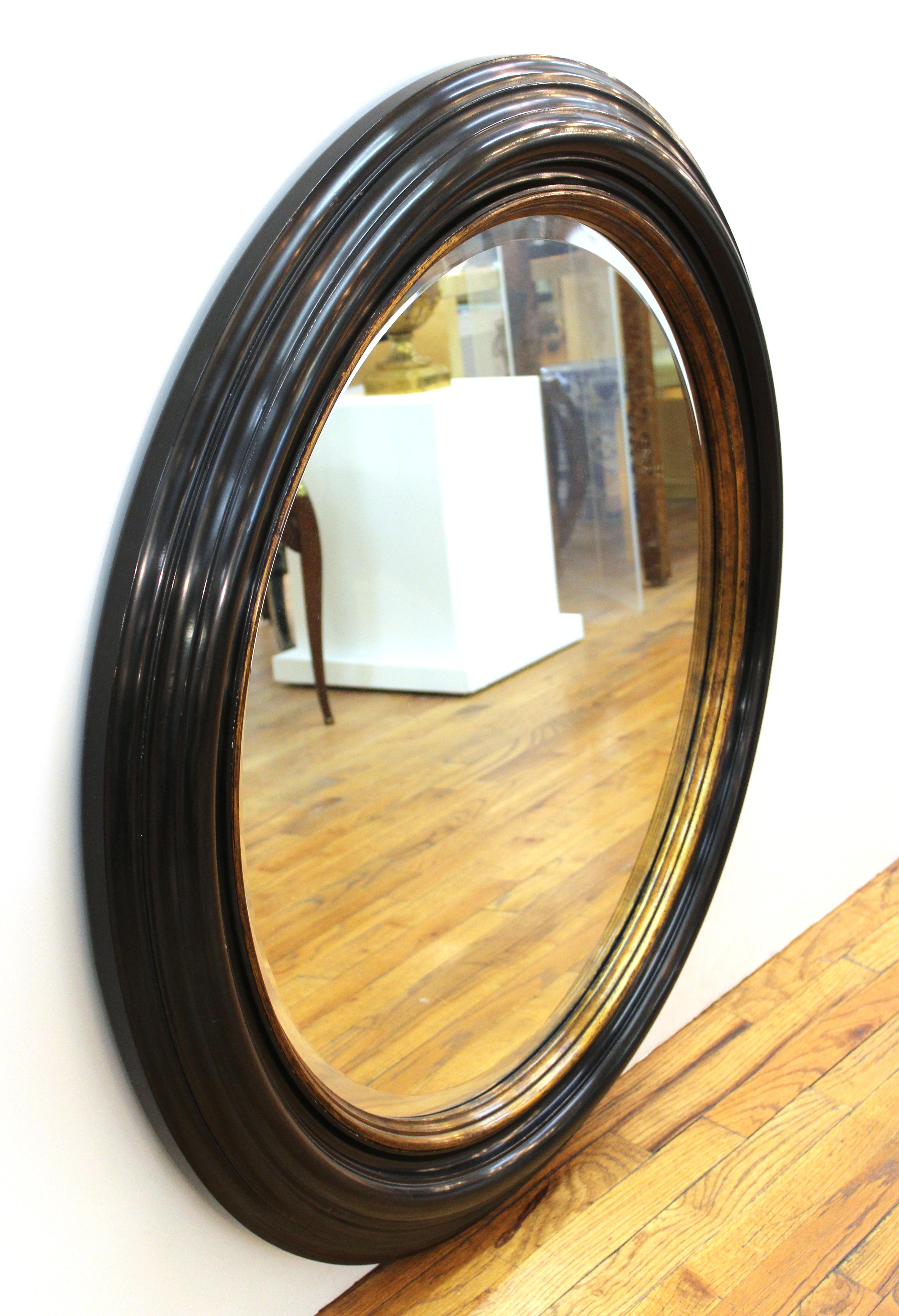 20th Century Rose Tarlow Regency Style Round Wall Mirror