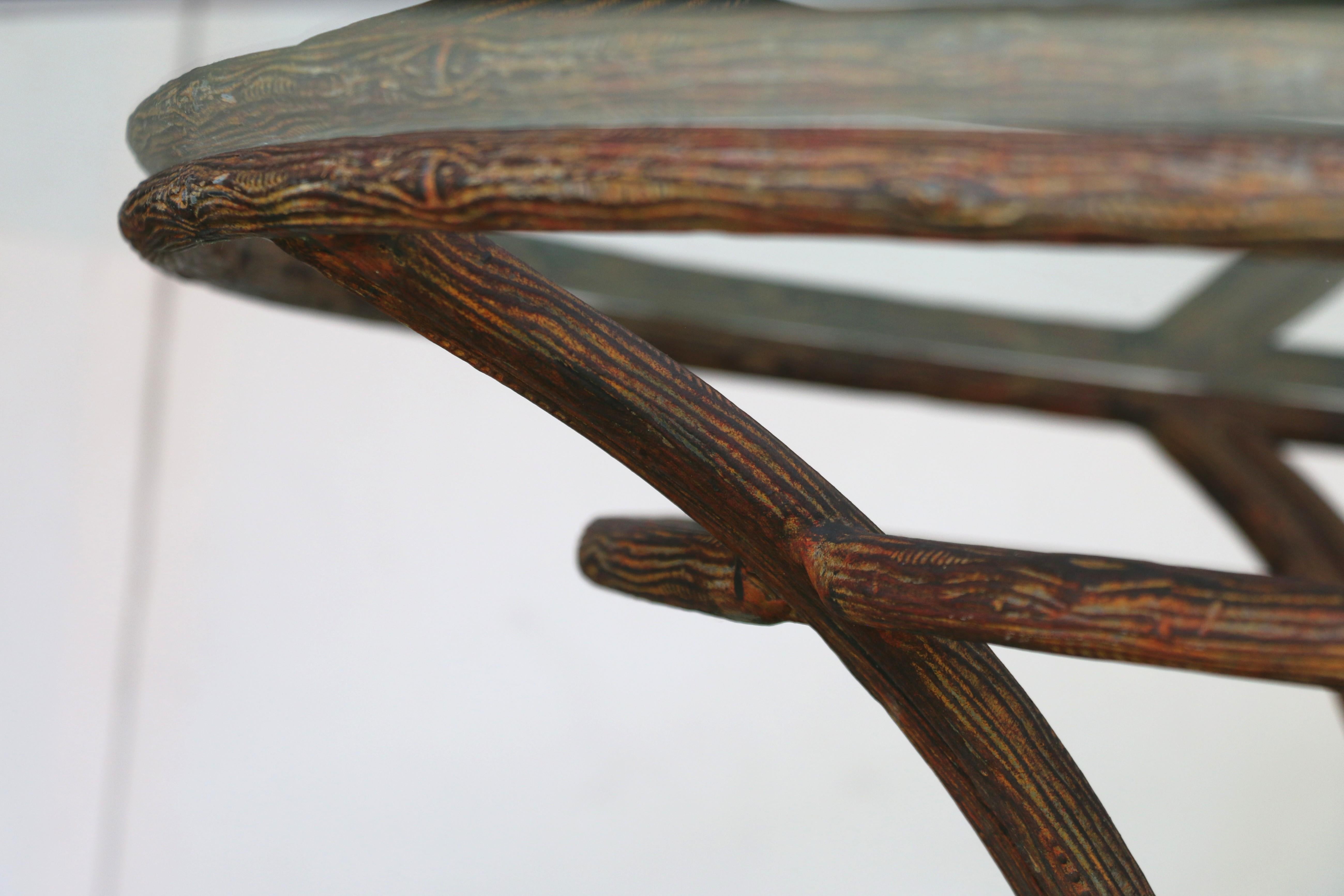 Rose Tarlow Twig Outdoor Dining Table For Sale 3