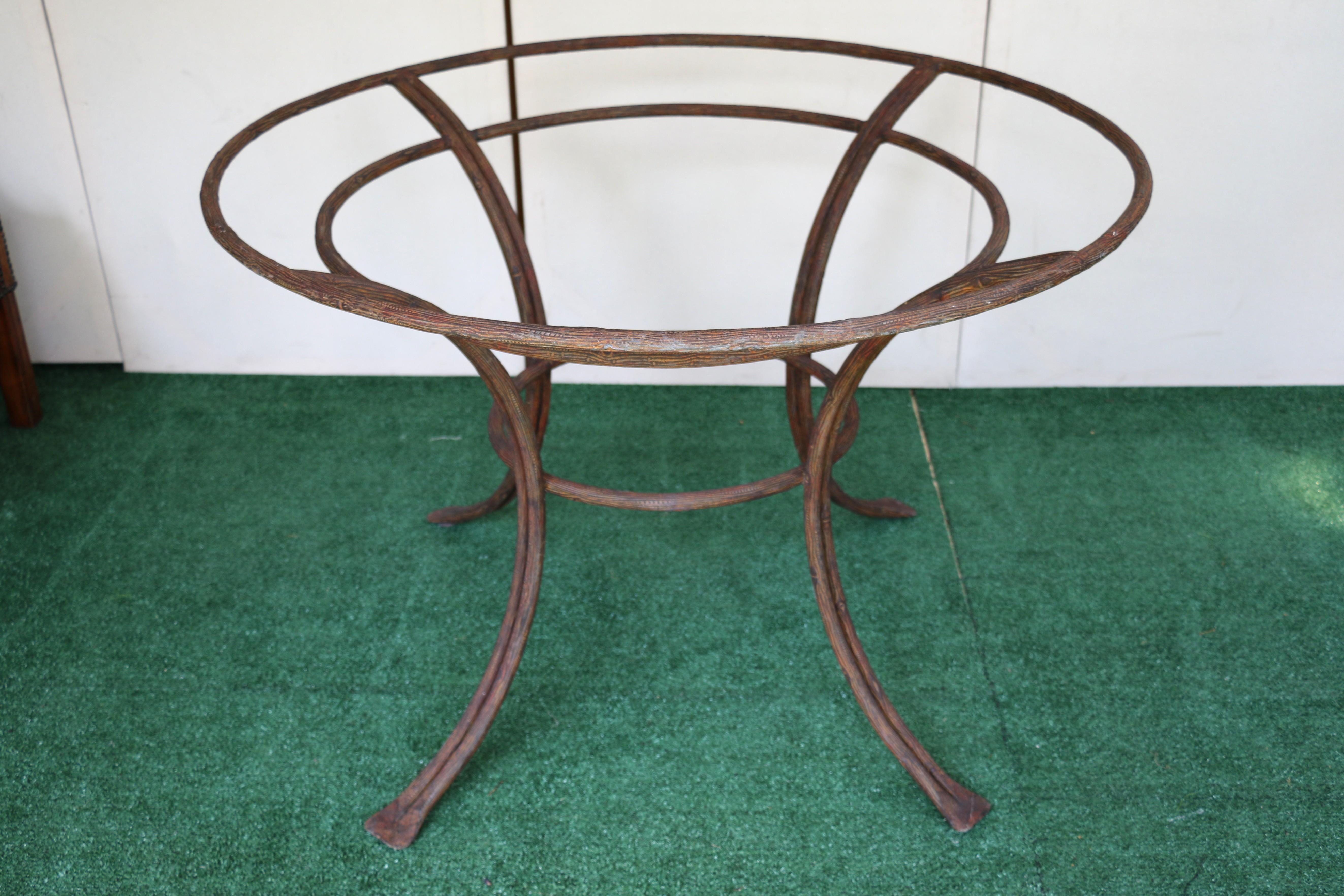 Rose Tarlow Twig Outdoor Dining Table For Sale 5