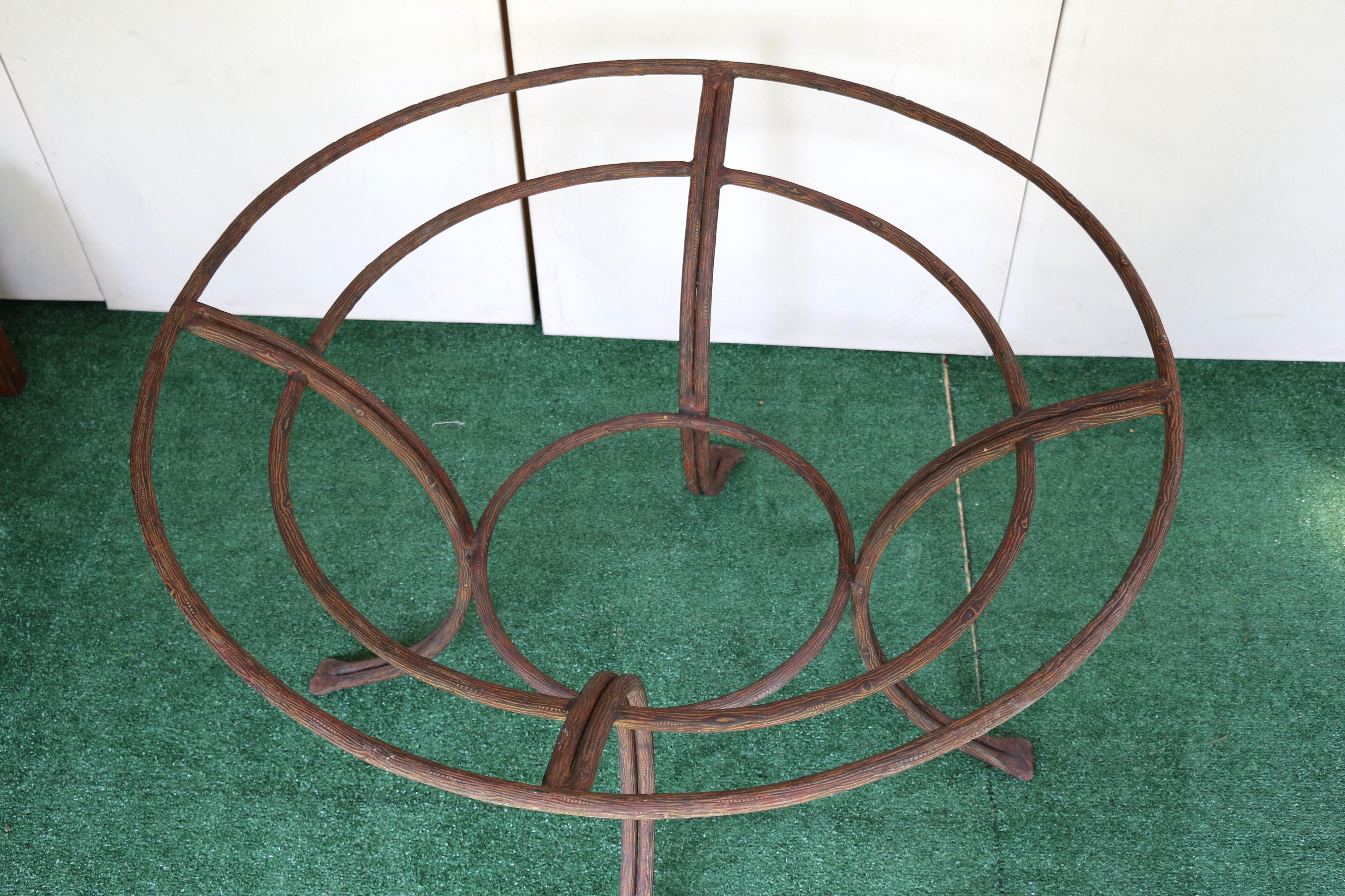 Rose Tarlow Twig Outdoor Dining Table For Sale 6
