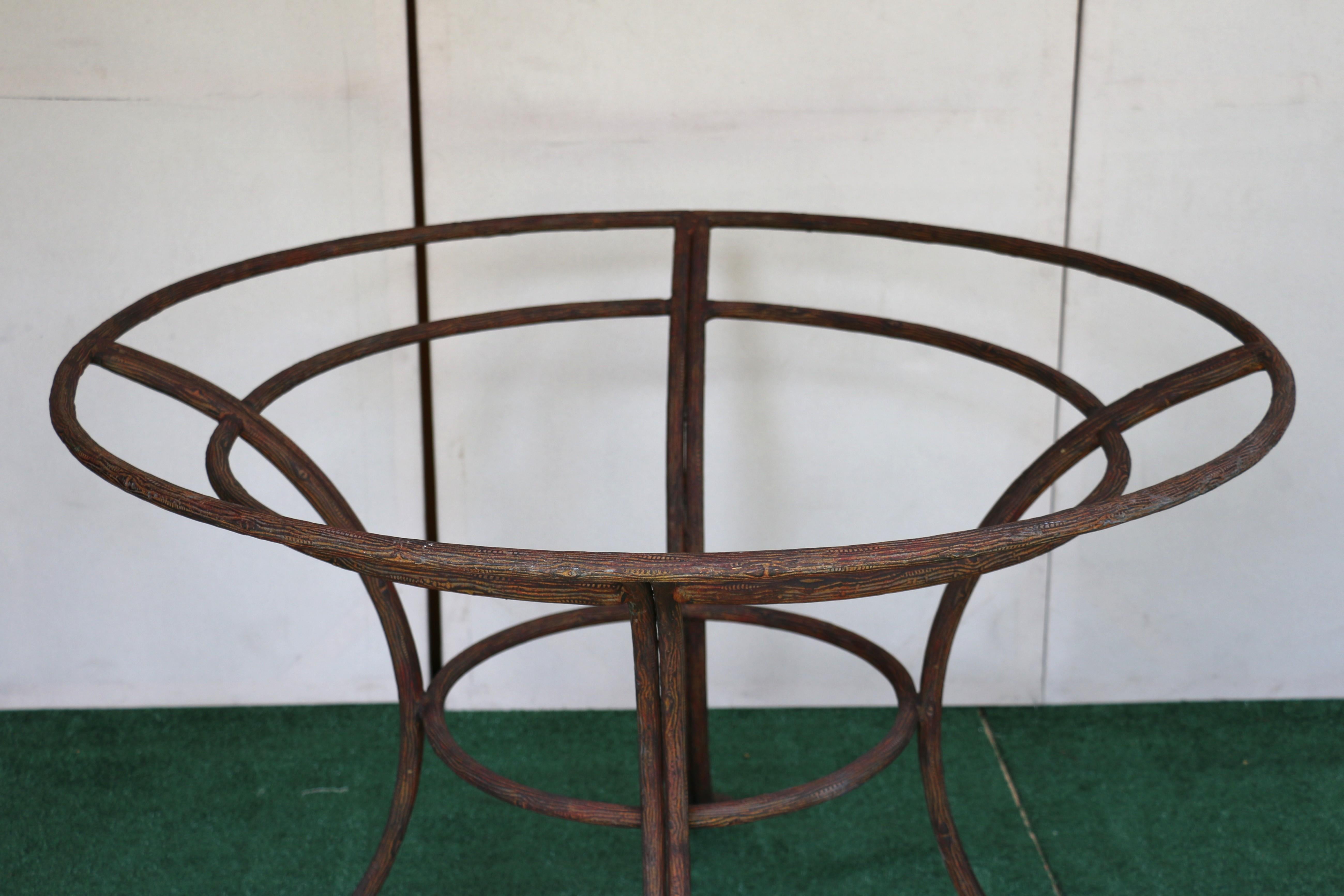 Rose Tarlow Twig Outdoor Dining Table For Sale 7