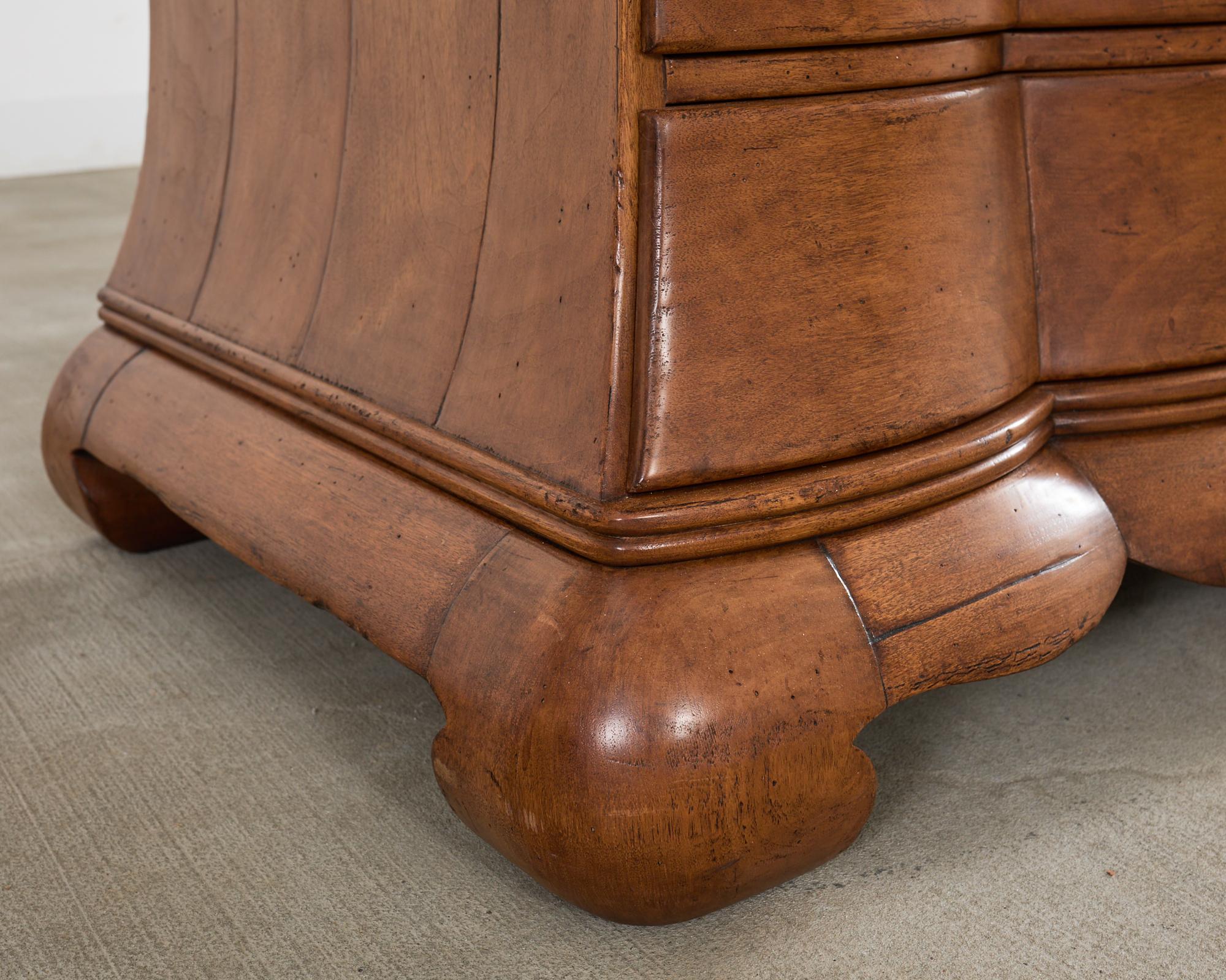 Rose Tarlow Walnut Three Drawer Dutch Commode or Chest 9