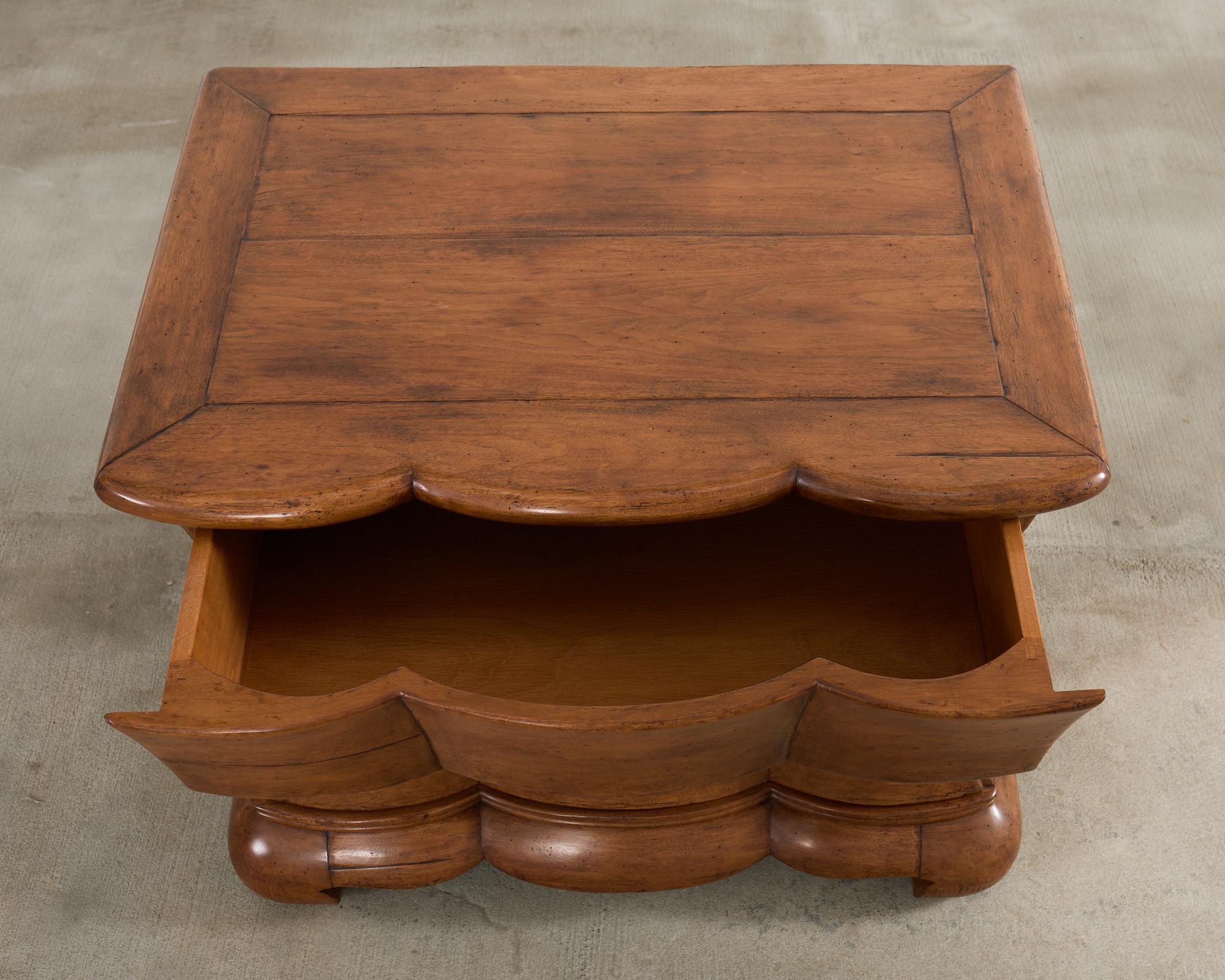 Rose Tarlow Walnut Three Drawer Dutch Commode or Chest In Good Condition In Rio Vista, CA
