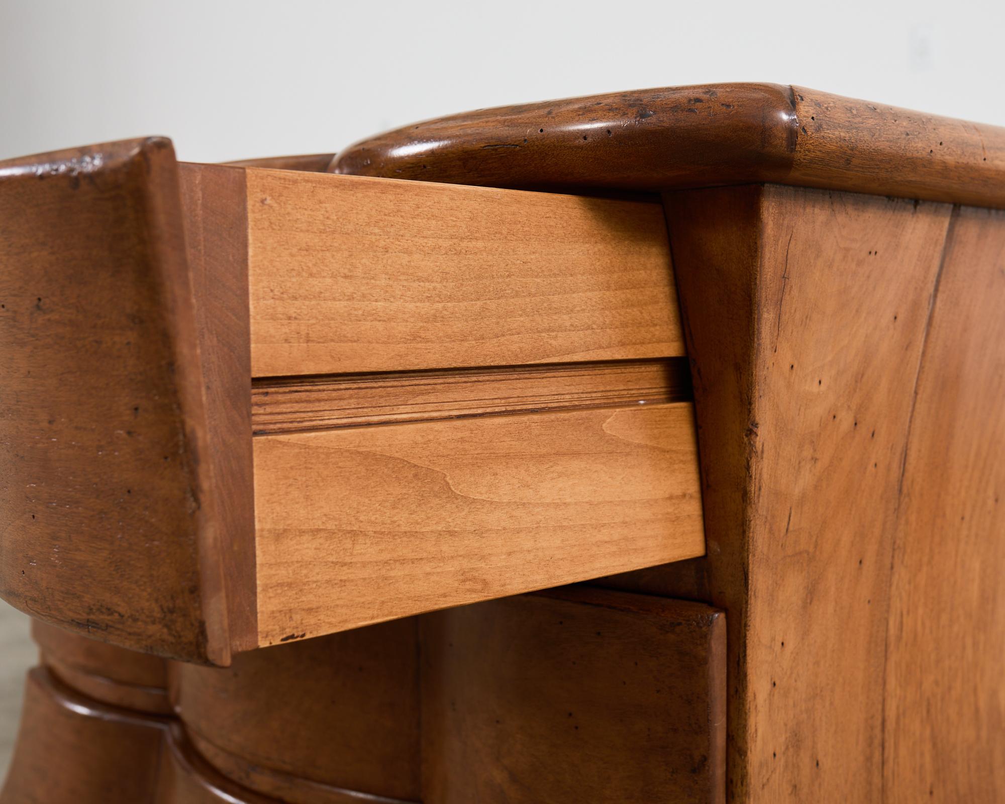 Rose Tarlow Walnut Three Drawer Dutch Commode or Chest 1