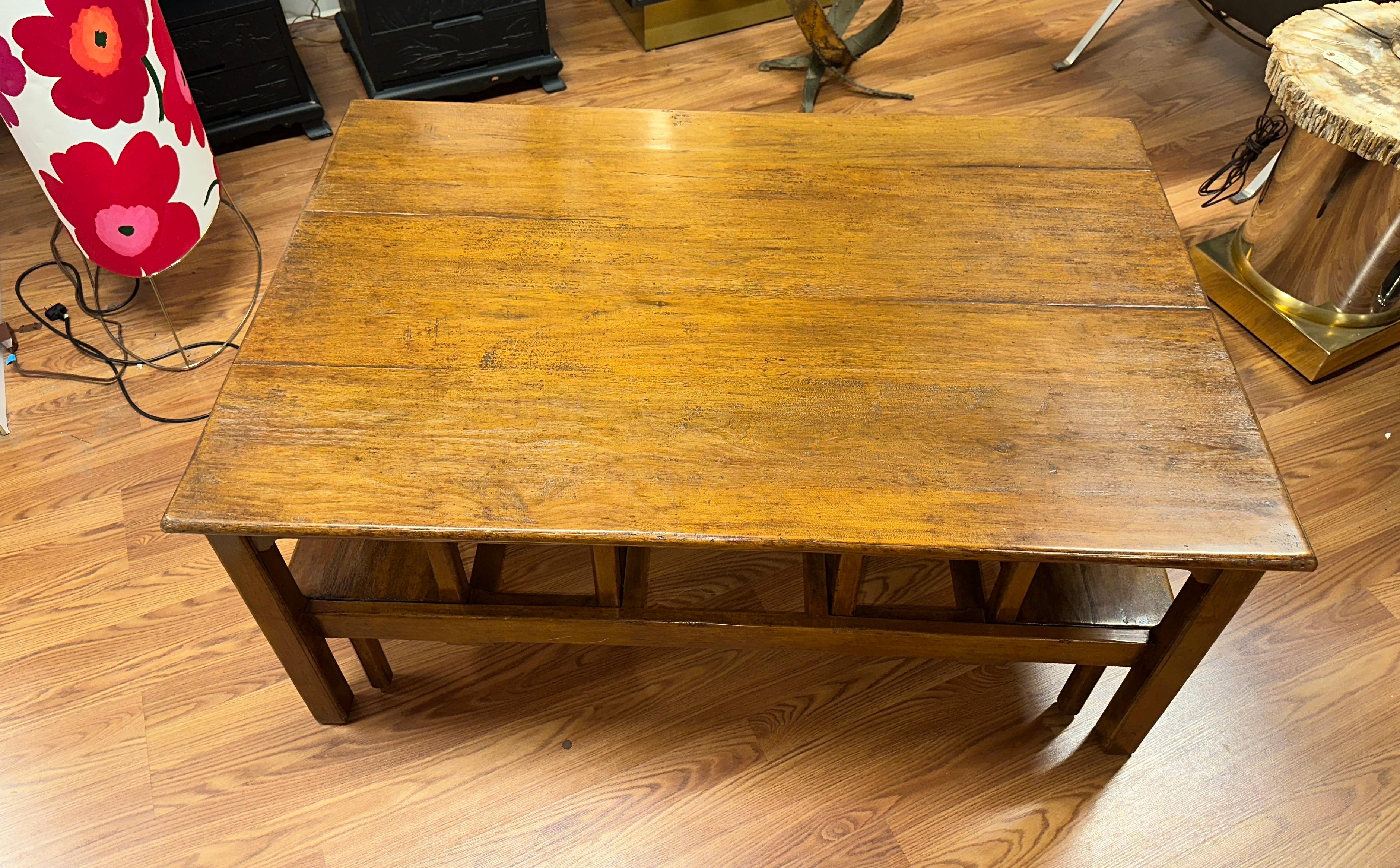 Rose Tarlow “Windsor” Walnut Coffee Cocktail Table 3