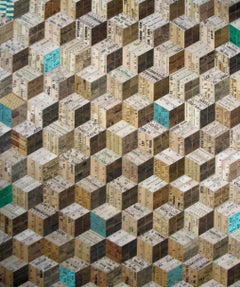 Green Tumbling Blocks