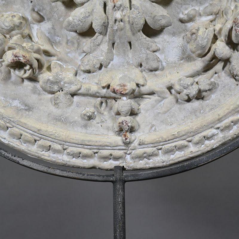 French Rose Window for a Haussmann-Style Flat Ceiling Light. For Sale