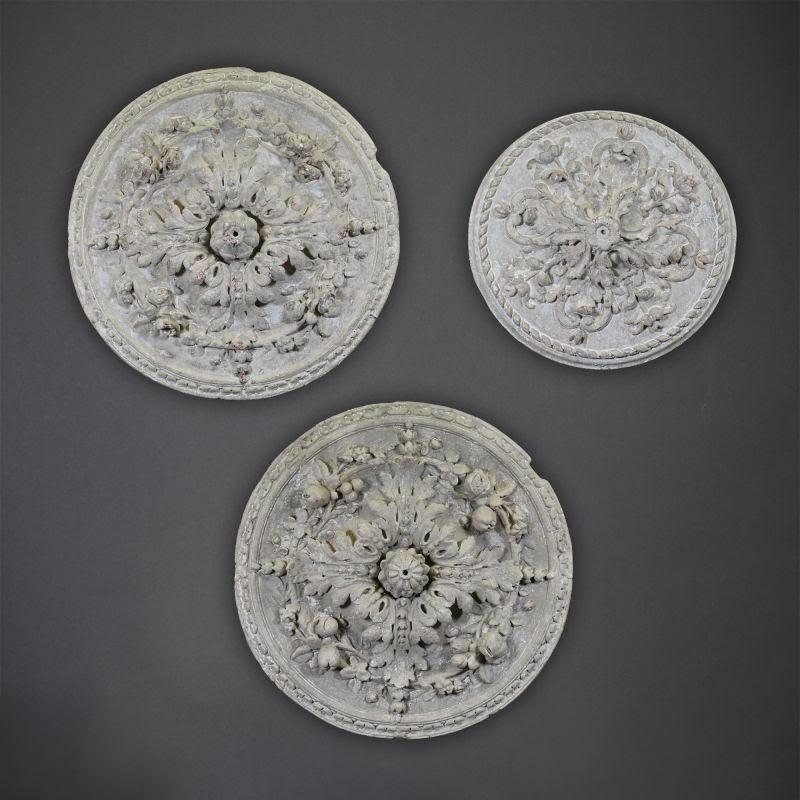 Contemporary Rose Window for a Haussmann-Style Flat Ceiling Light. For Sale