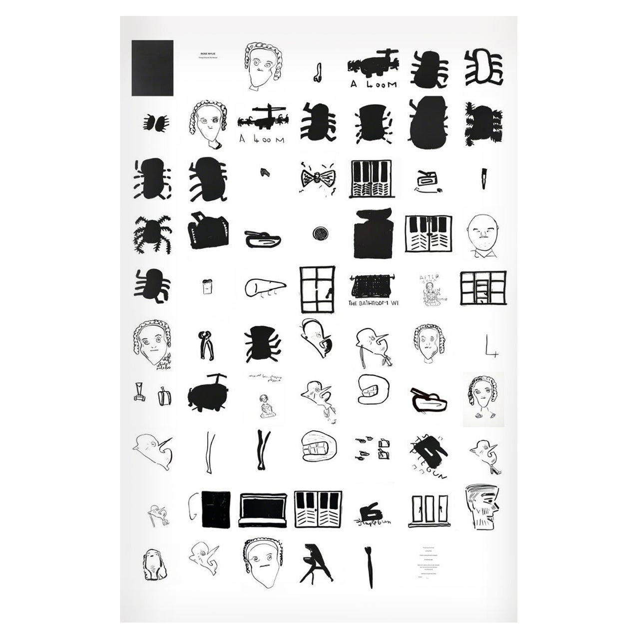 Rose Wylie Portfolio of 66 Lithographs, 2016