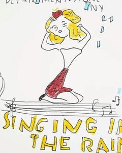 Cantando sotto la pioggia di Rose Wylie
