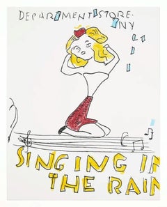 Cantando sotto la pioggia di Rose Wylie