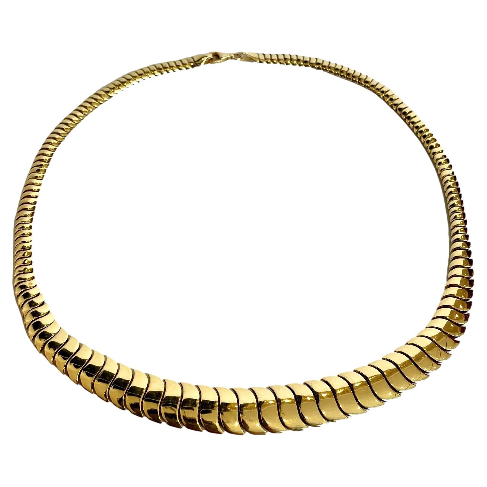 Roseark Flexible S Necklace in 18k Gold