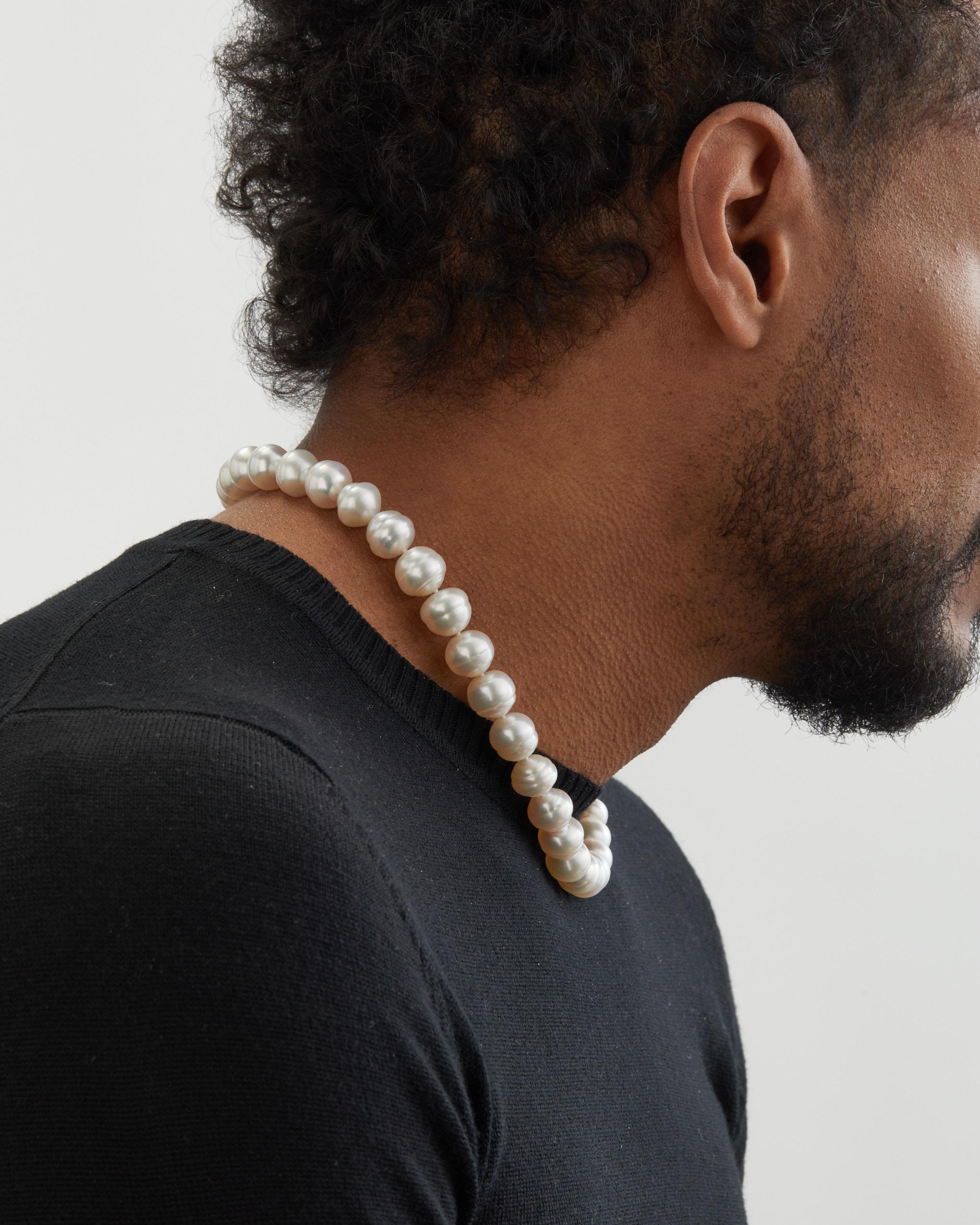 Roseate Jewelry Australienische Südsee-Perlenkette mit Kreis-Perlenkette mit 18K RG-Verschluss im Zustand „Neu“ im Angebot in New York, NY