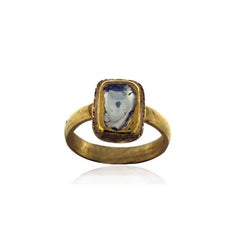Rosecut Diamond Cocktail Ring Made In 18k Yellow Gold
