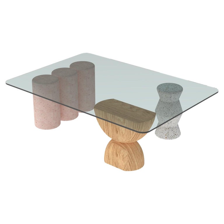 Rosedal Cantera Coffee Table by Comité De Proyectos For Sale