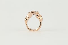 Rosegold Ring with 3 Carat Brown Diamond