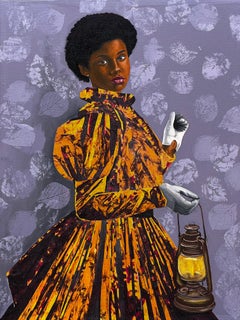 Iluminando la esperanza - Siglo XXI, Contemporáneo, Figurativo, Mujeres África Tejidos