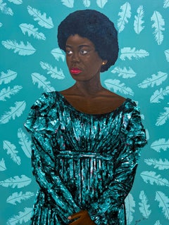 La fuerza dentro de mí 1 - Siglo XXI, Contemporáneo, Figurativo, Tejidos de África