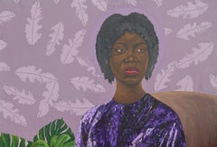 Strength Within Me 2 - 21st Century, Contemporary, Figurative, Africa Fabrics