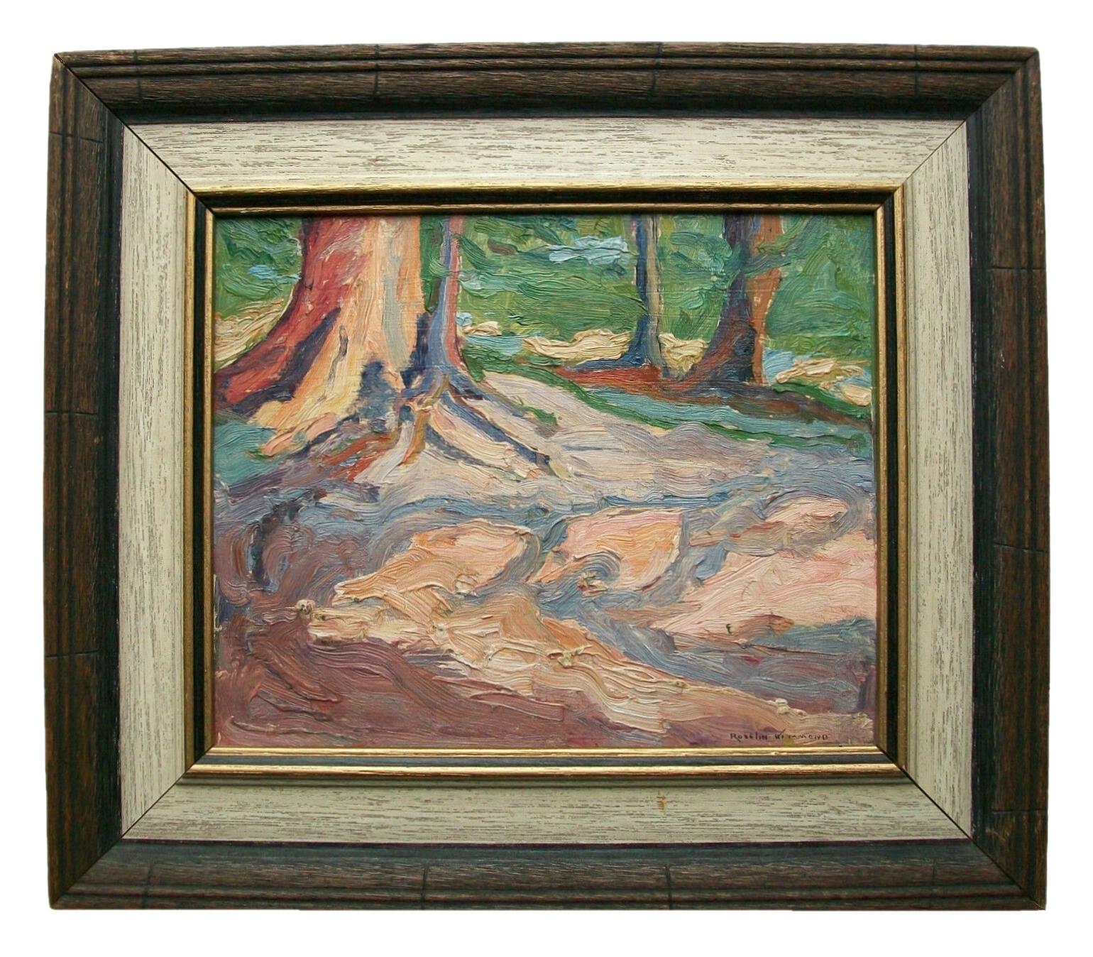 Roselin Hammond, Canadian Impressionist Oil Painting, Early 20th Century For Sale 7