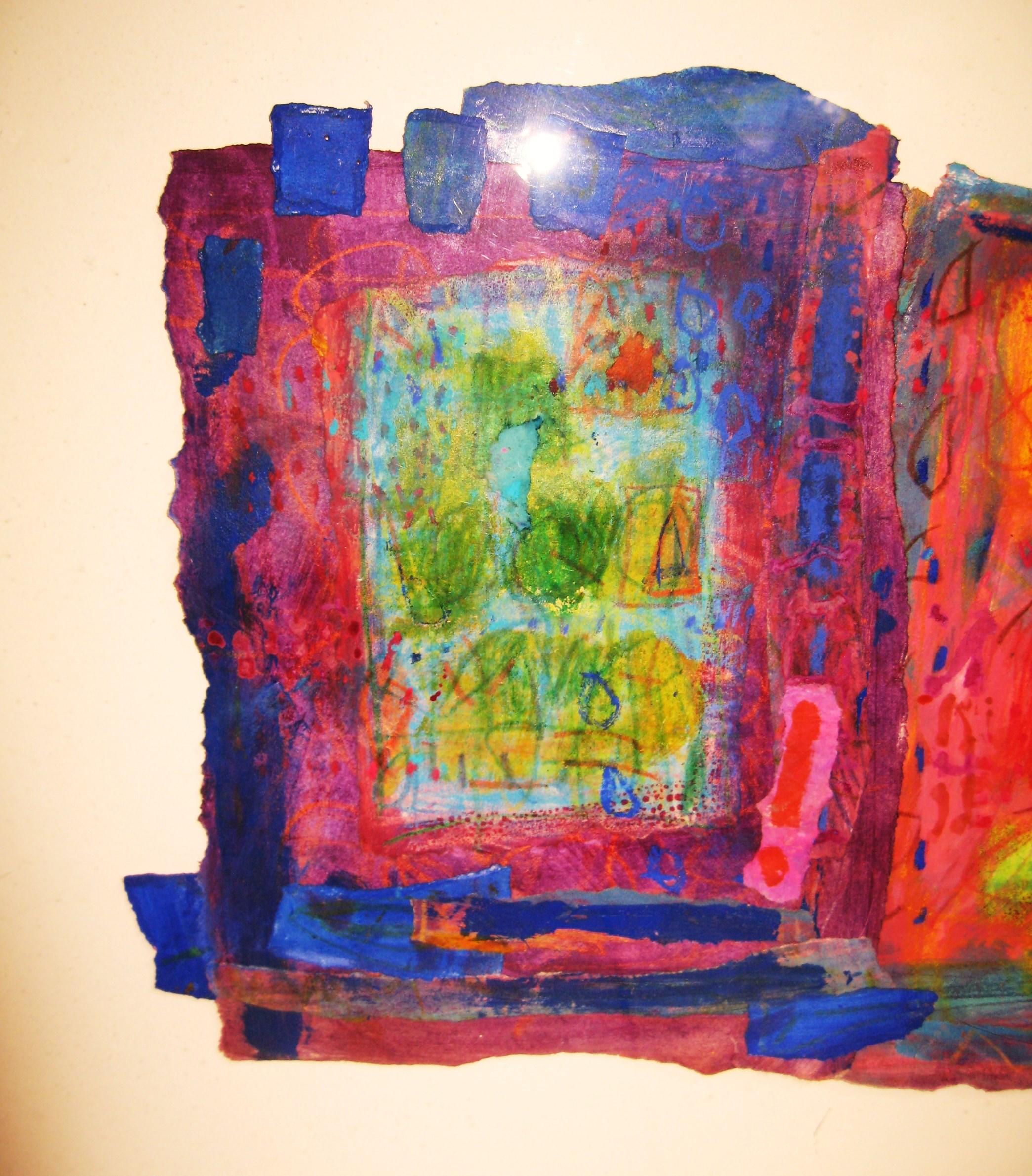 Roseline Koener tecnica mista 2002 
Informazioni sull'artista: 
Il mio avventuroso viaggio come artista si è concentrato sull'accesso alla magica riserva di colori vibranti e alle forze vitali che sono dentro di me. Mi meraviglio dell'infinita