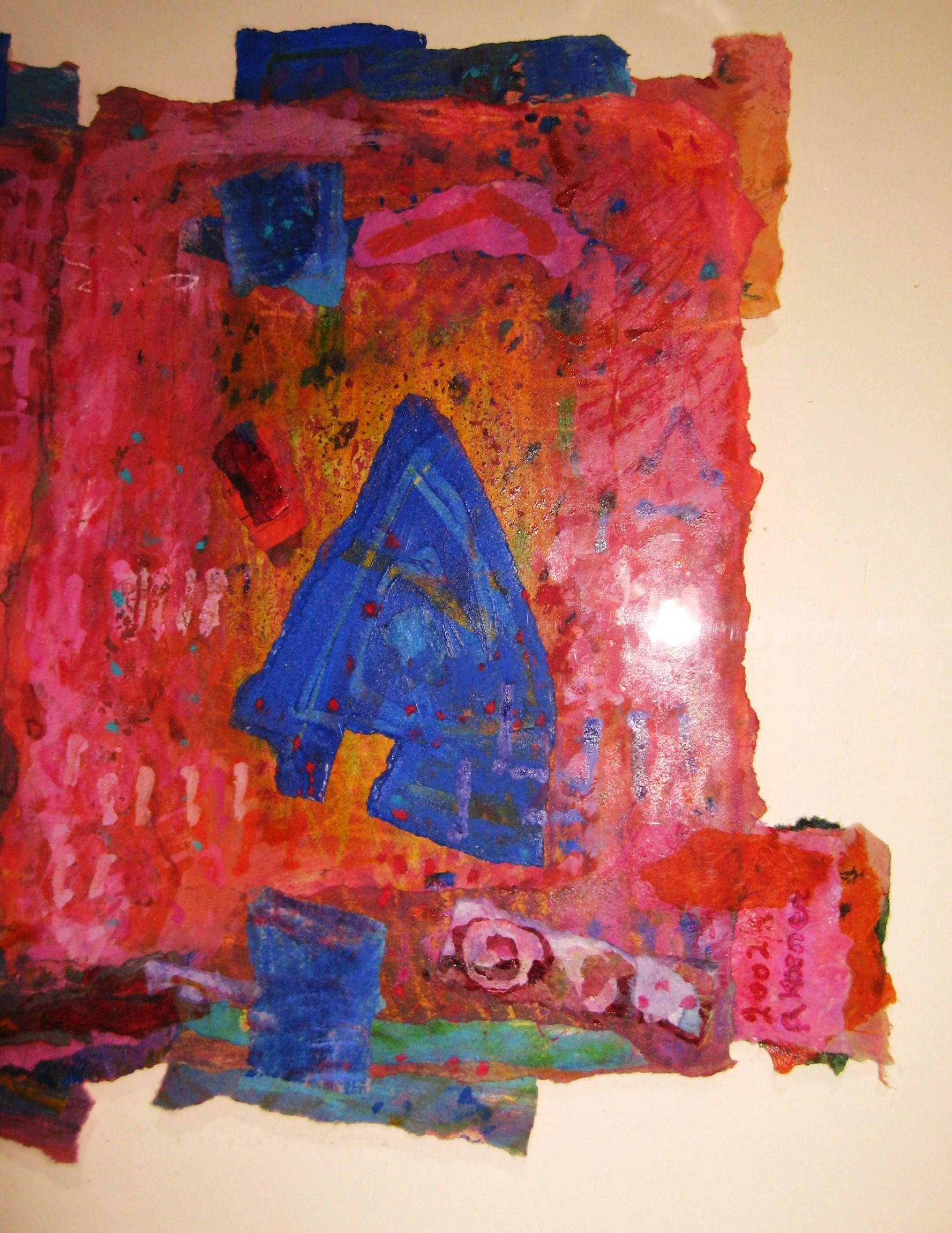 Americano Roseline Koener Arte a tecnica mista, 2002 in vendita
