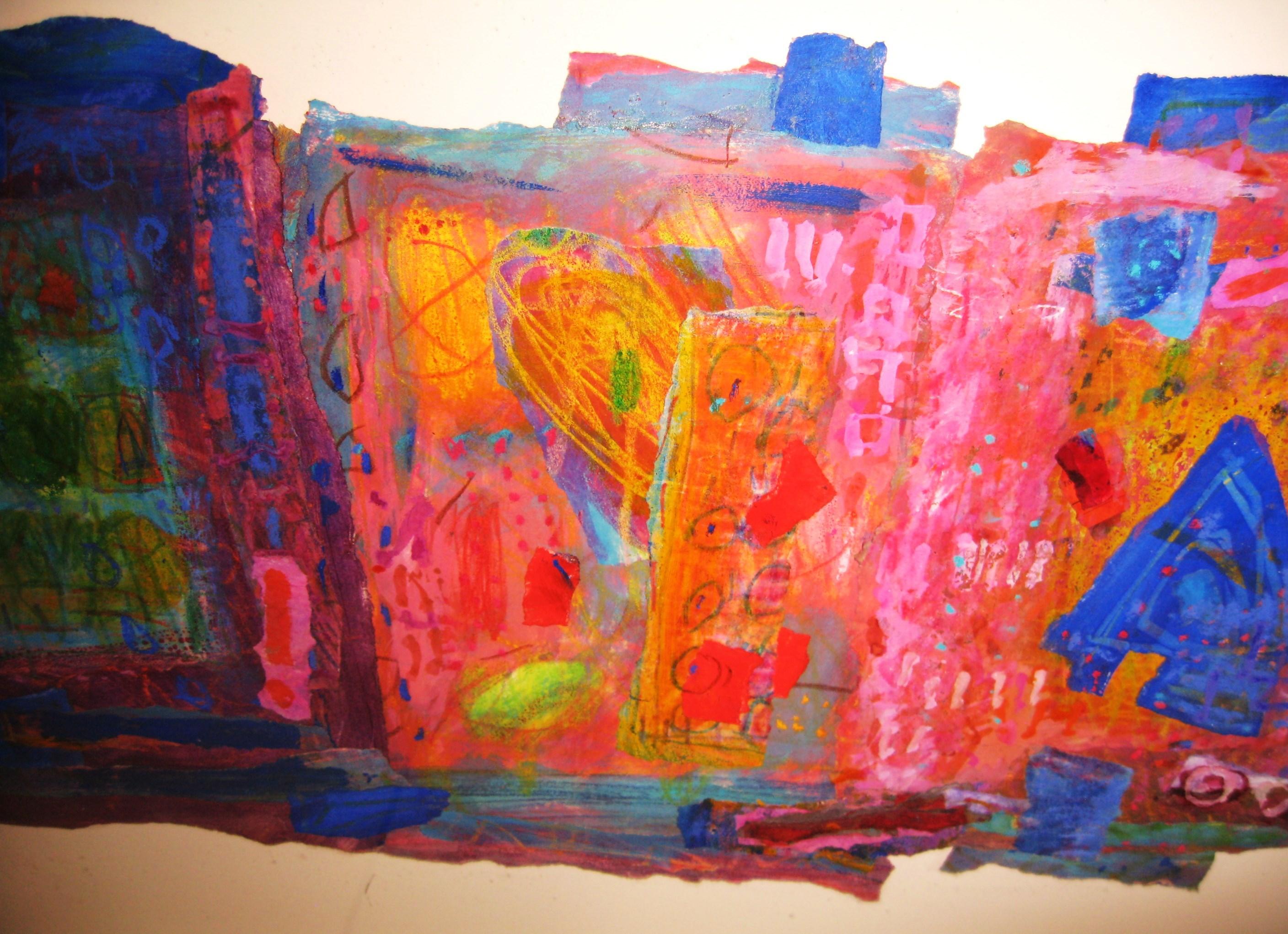Dipinto Roseline Koener Arte a tecnica mista, 2002 in vendita
