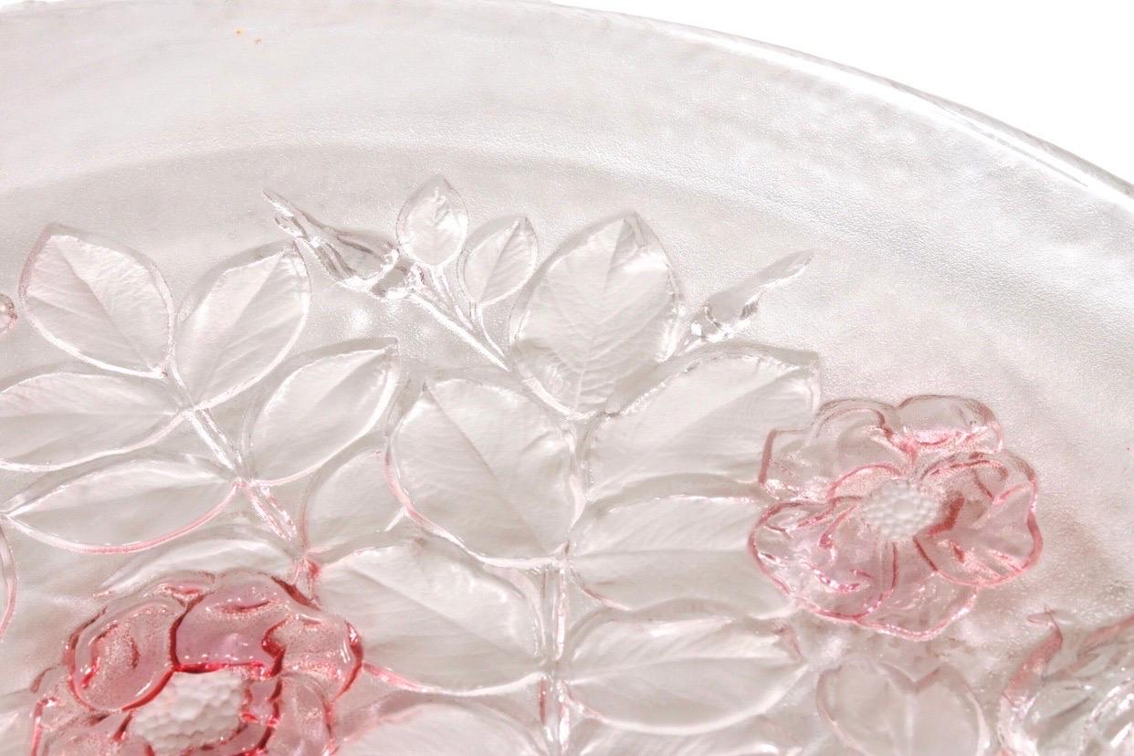 Aesthetic Movement Rosella Glass Cake Plate by Mikasa For Sale