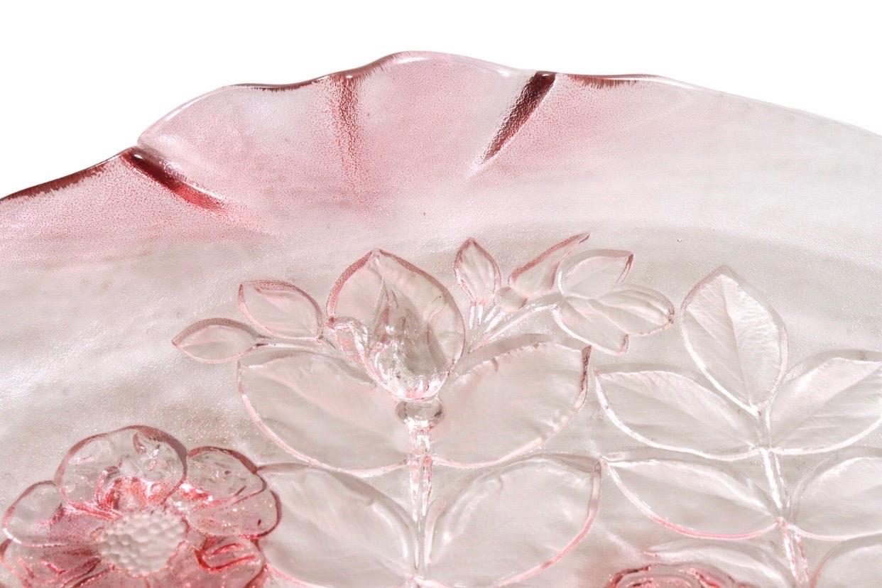 Rosella Glass Cake Plate by Mikasa For Sale 1