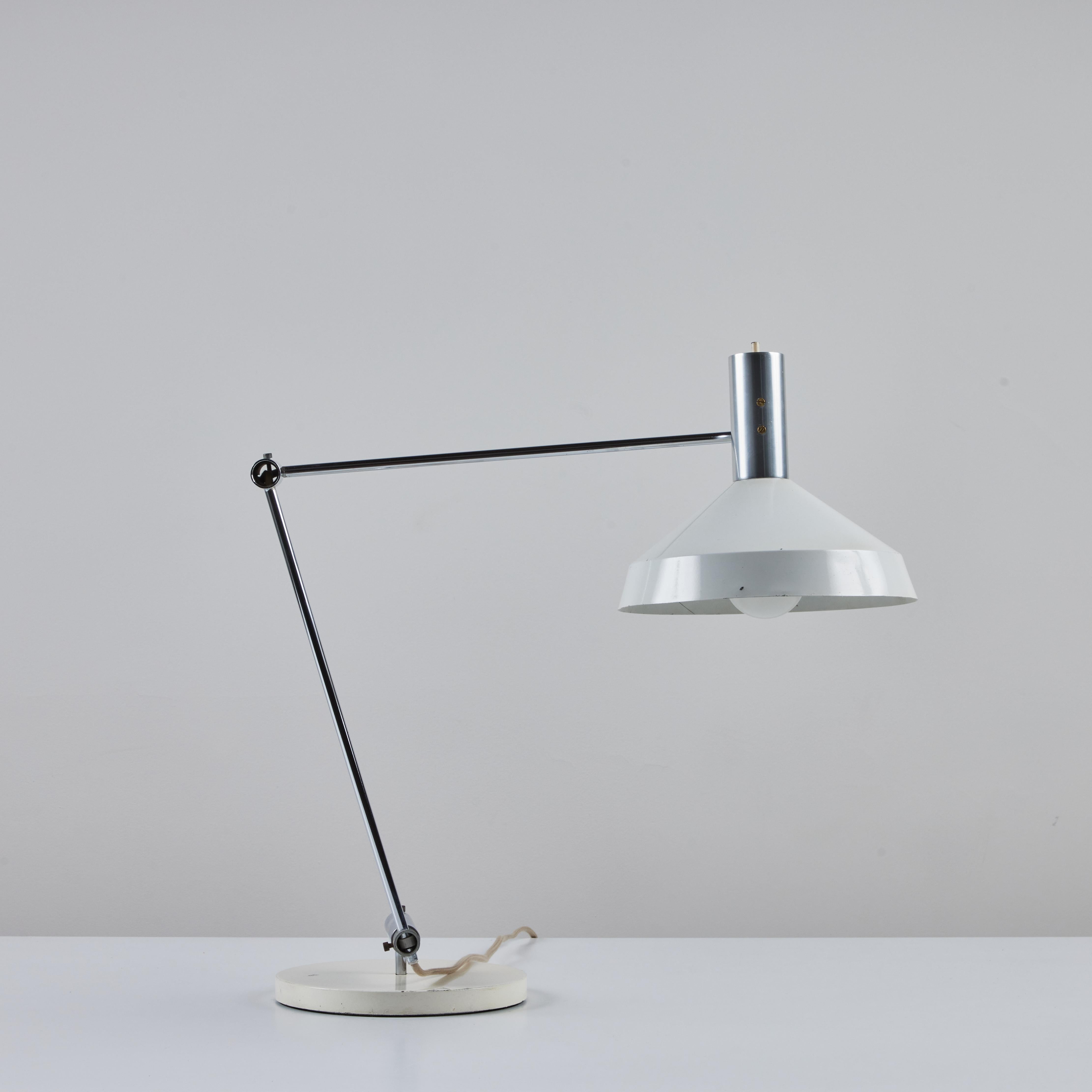 Rosemarie & Rico Baltensweiler Articulating Table Lamp In Good Condition For Sale In Los Angeles, CA