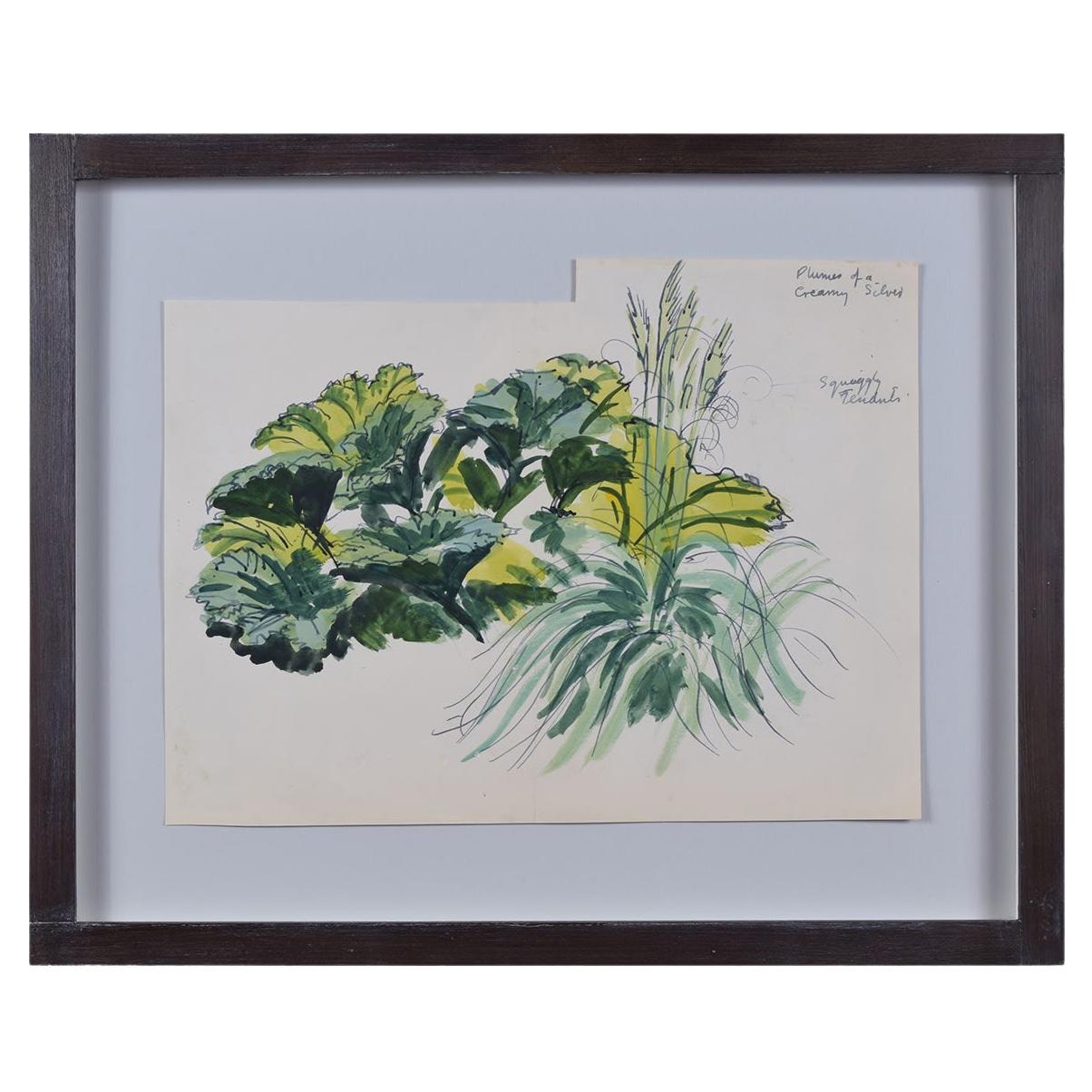 Rosemary Ellis, Pennacchi d'argento cremoso in vendita