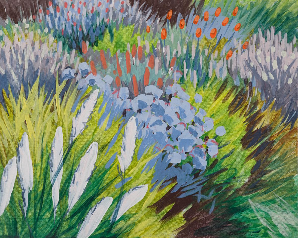 Rosemary Farrer Still-Life Painting - Grasses