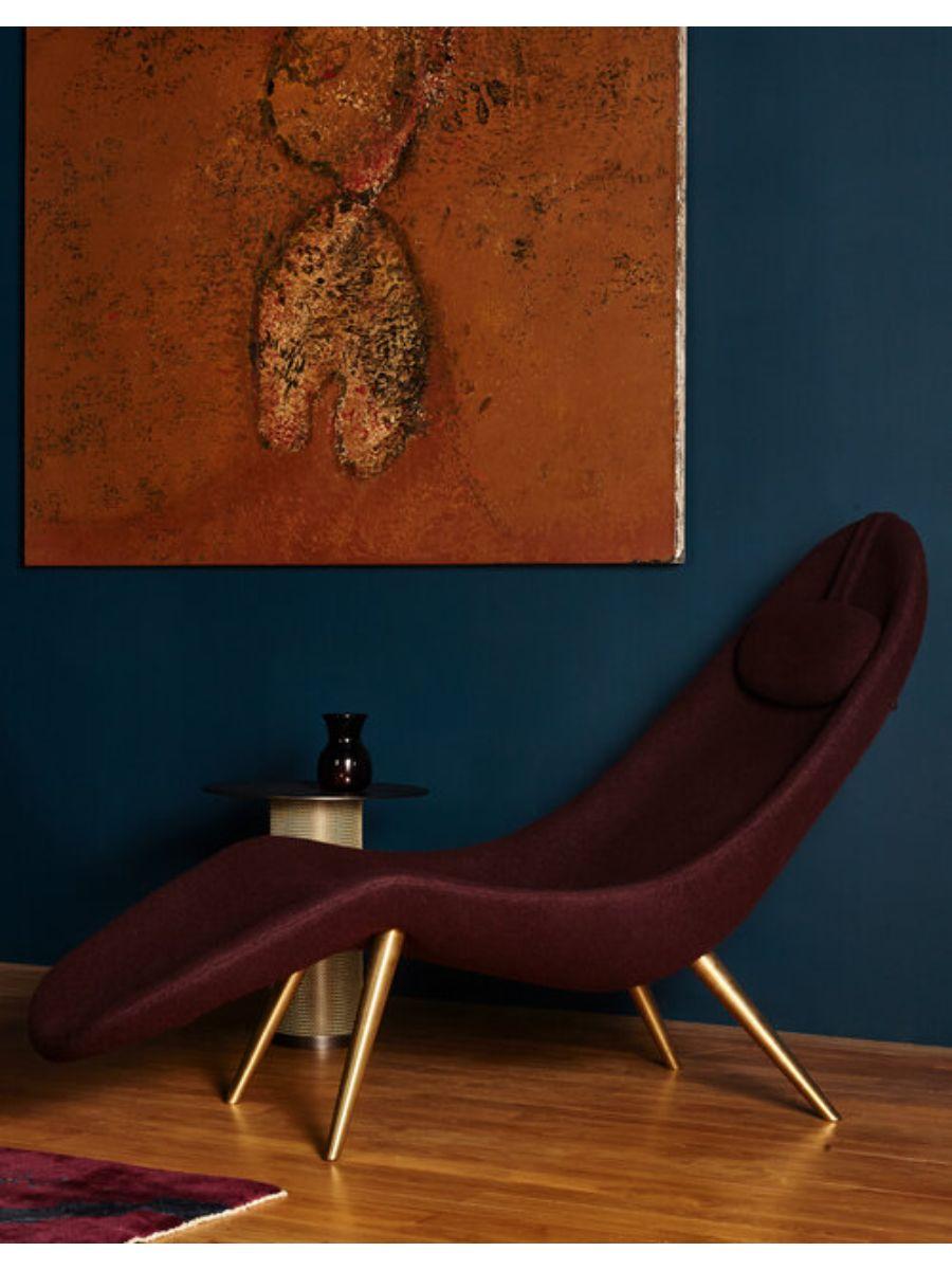 Modern Rosemary Hallgarten Pebble Boucle Pause Chaise Lounge by Konekt Furniture