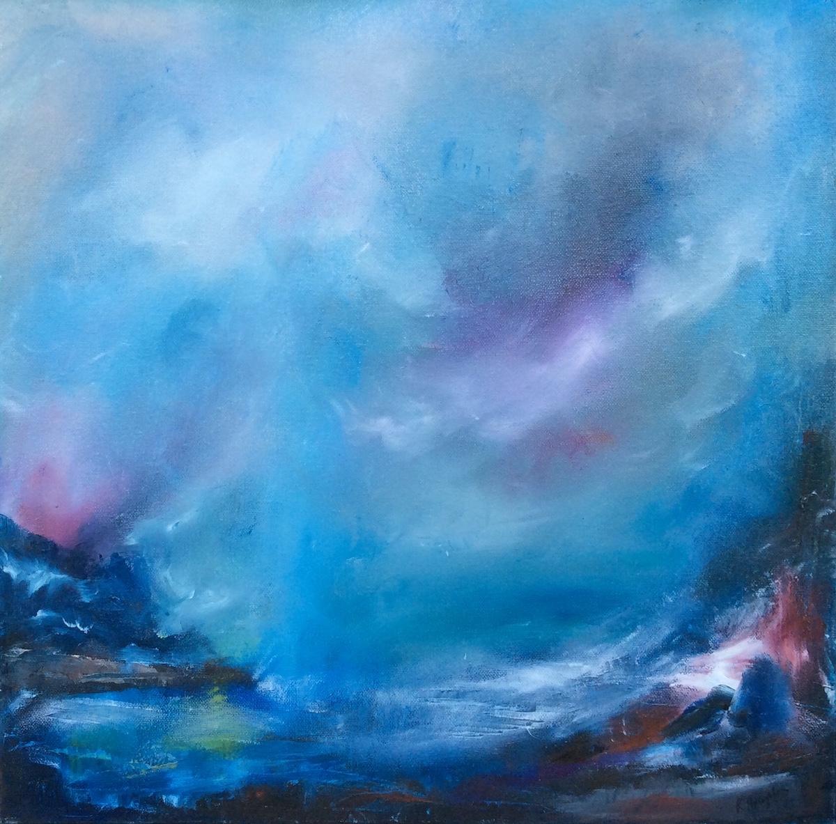 Abstract Painting di Rosemary Houghton - Tempesta in mare