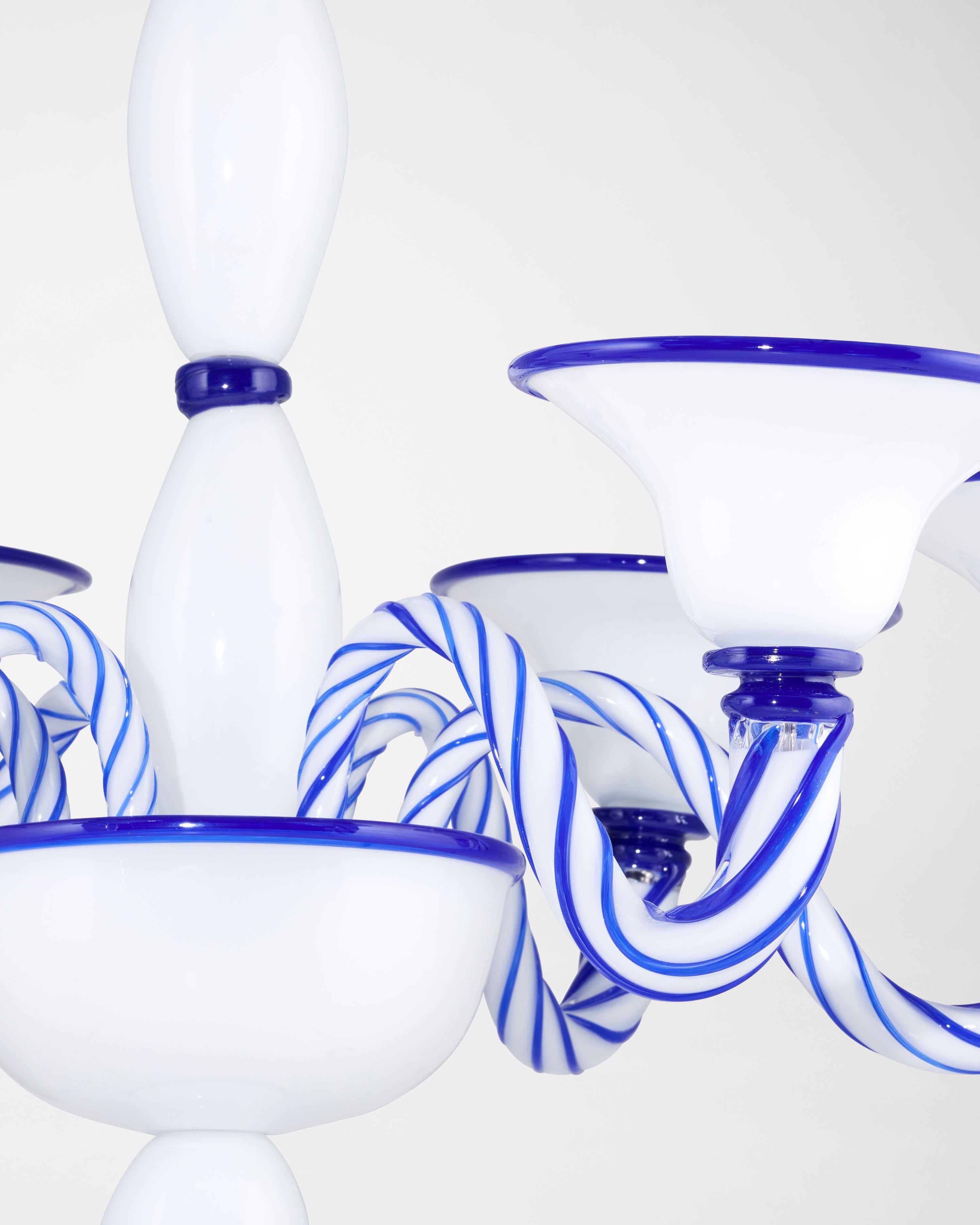 Hand-Crafted Rosenborg Chandelier For Sale
