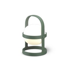 Rosendahl 'Soft Spot' Circular Solar LED Lamp, Pine Green, 9.8 in H