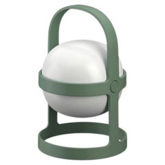Rosendahl 'Soft Spot' Circular Solar LED Lamp, Pine Green, 9.8 in H