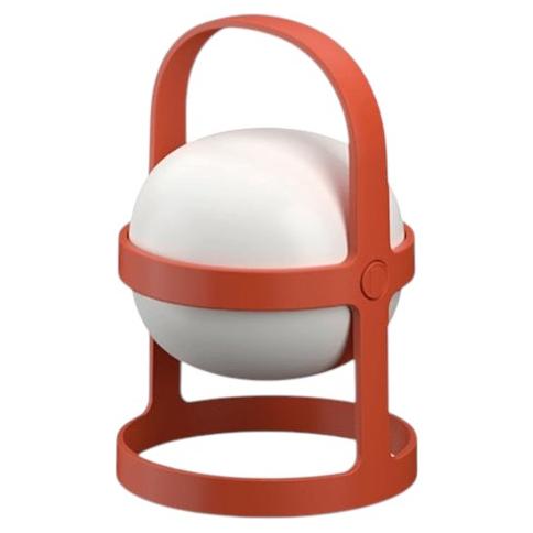 Rosendahl 'Soft Spot' Circular Solar LED Lamp, Terracotta, 9.8 in H